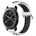 For Samsung Gear S3 Frontier / White+Black