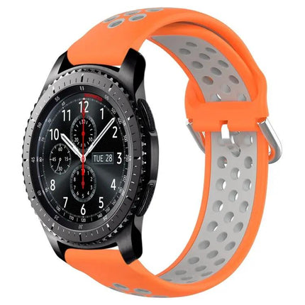 22mm Perforated Silicone Sport Watch Band Samsung Gear S3