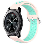 For Samsung Gear S3 Frontier / Pink+ Water Duck