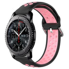 For Samsung Gear S3 Frontier / Black+Pink