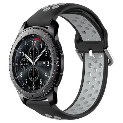 22mm Perforated Silicone Sport Watch Band Samsung Gear S3