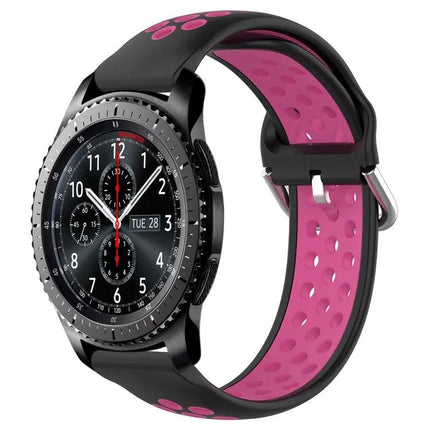 22mm Perforated Silicone Sport Watch Band Samsung Gear S3