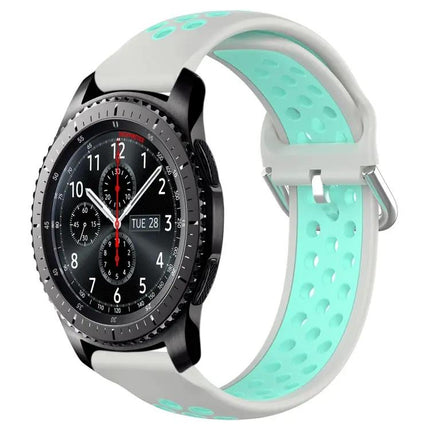 22mm Perforated Silicone Sport Watch Band Samsung Gear S3
