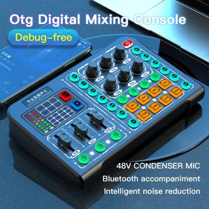 Voice Changer for Everyday Live Streaming and Content Creation portable wireless digital mixing console with knobs and buttons