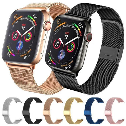 Milanese Stainless Steel Mesh Apple Watch Band 41/45/49mm