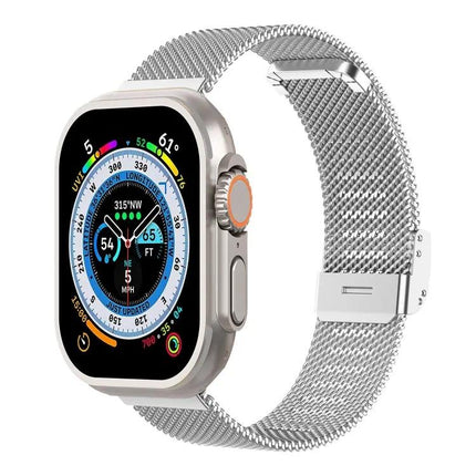 Milanese Stainless Steel Mesh Apple Watch Band 41/45/49mm
