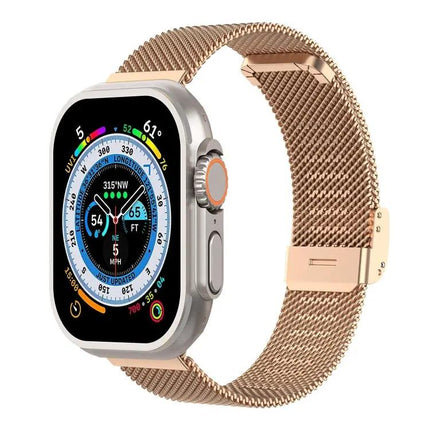 Milanese Stainless Steel Mesh Apple Watch Band 41/45/49mm