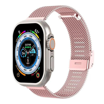 Milanese Stainless Steel Mesh Apple Watch Band 41/45/49mm