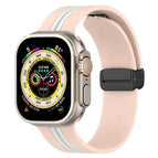 For Apple Watch Ultra 49mm / Pink+White