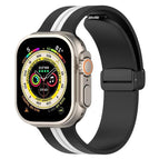For Apple Watch Ultra 49mm / Black+White