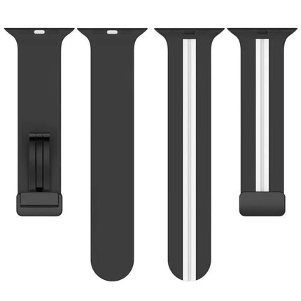 Two-Tone Silicone Magnetic Clasp Watch Band for 49/45mm