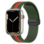 For Apple Watch Series 8&7 45mm / Army Green + Red