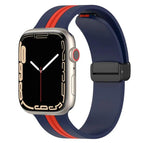 For Apple Watch Series 8&7 45mm / Midnight Blue +Red