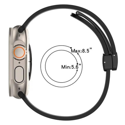Apple Watch Band 41mm Silicone Two-Tone Magnetic Clasp