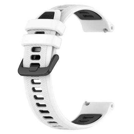 20mm Two-Tone Silicone Band For Galaxy Watch 44/47mm