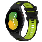 For Samsung Galaxy Watch5 44mm / Black+Green