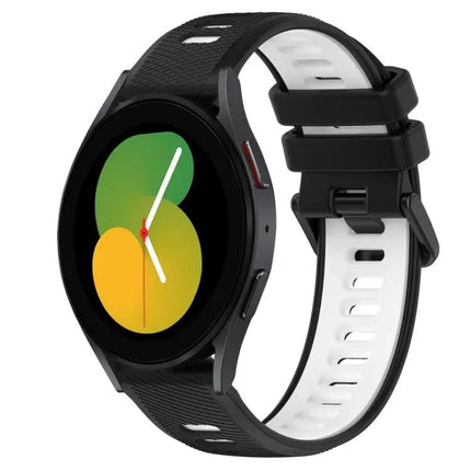 20mm Two-Tone Silicone Sports Watch Band For Galaxy Watch5