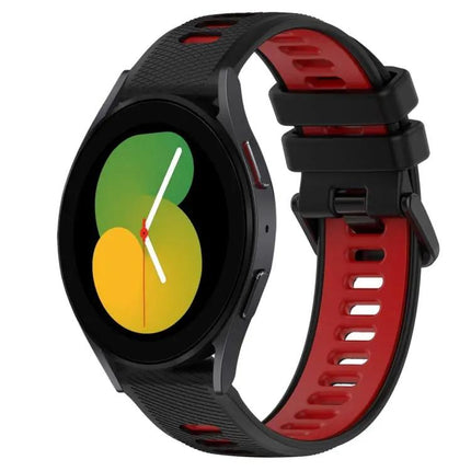 20mm Two-Tone Silicone Sports Watch Band For Galaxy Watch5