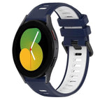 For Samsung Galaxy Watch5 40mm / Midnight Blue+White