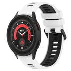 For Samsung Galaxy Watch5 Pro 45mm / White+Black