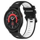 For Samsung Galaxy Watch5 Pro 45mm / Black+White