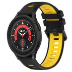 For Samsung Galaxy Watch5 Pro 45mm / Black+Yellow