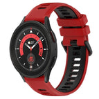 For Samsung Galaxy Watch5 Pro 45mm / Red+Black