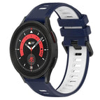 For Samsung Galaxy Watch5 Pro 45mm / Midnight Blue+White