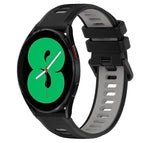 For Samsung Galaxy Watch4 44mm / Black+Grey