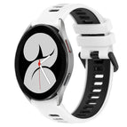 For Samsung Galaxy Watch4 40mm / White+Black