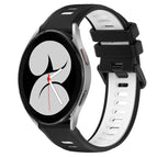 For Samsung Galaxy Watch4 40mm / Black+White