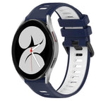 For Samsung Galaxy Watch4 40mm / Midnight Blue+White