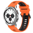 For Samsung  Galaxy Watch4 Classic 42mm / Orange+Black