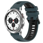 For Samsung  Galaxy Watch4 Classic 42mm / Olive Green + Black