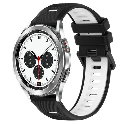 20mm Two Tone Silicone Sport Band For Galaxy Watch4 42/46mm