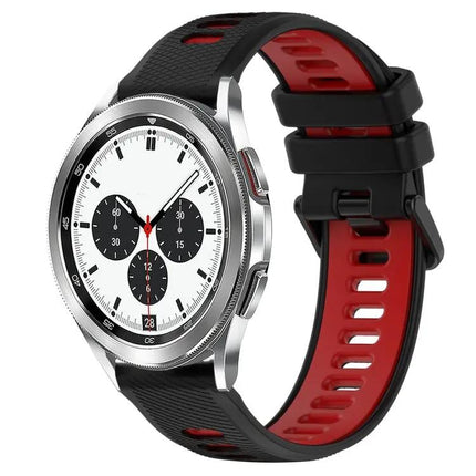 20mm Two Tone Silicone Sport Band For Galaxy Watch4 42/46mm