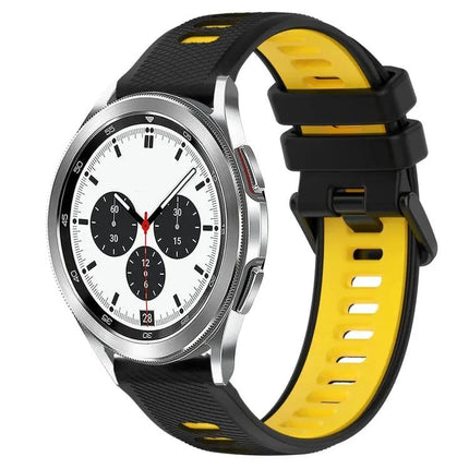 20mm Two Tone Silicone Sport Band For Galaxy Watch4 42/46mm