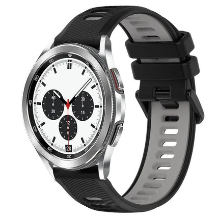 20mm Two Tone Silicone Sport Band For Galaxy Watch4 42/46mm