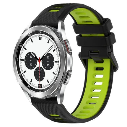 20mm Two Tone Silicone Sport Band For Galaxy Watch4 42/46mm