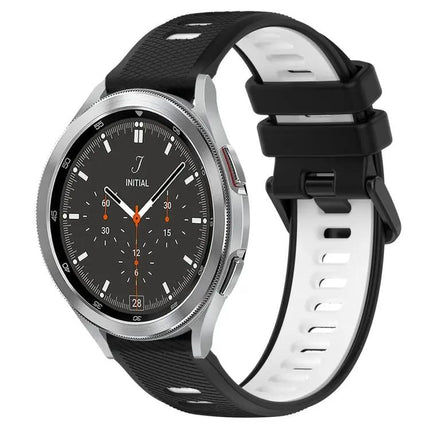20mm Two Tone Silicone Sport Band For Galaxy Watch4 42/46mm