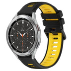 For Samsung  Galaxy Watch4 Classic 46mm / Black+Yellow