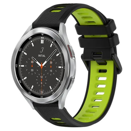 20mm Two Tone Silicone Sport Band For Galaxy Watch4 42/46mm
