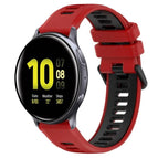 For Samsung Galaxy Watch Active2 40mm / Red+Black