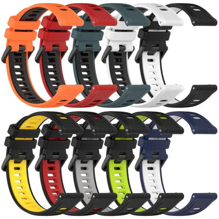 20mm Two-Tone Silicone Sports Watch Band for Galaxy Watch