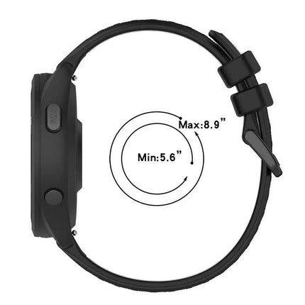 20mm Two-Tone Silicone Sports Watch Band for Galaxy Watch