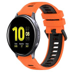 For Samsung Galaxy Watch Active2 44mm / Orange+Black