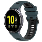 For Samsung Galaxy Watch Active2 44mm / Olive Green + Black