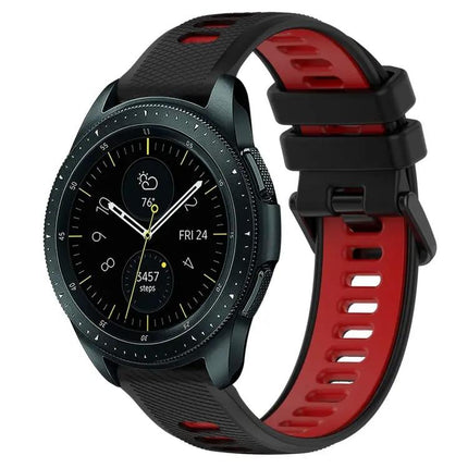 20mm Two-Tone Silicone Sports Band for Galaxy Watch 42/44mm