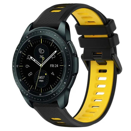 20mm Two-Tone Silicone Sports Band for Galaxy Watch 42/44mm