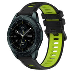For Samsung Galaxy Watch 42mm / Black+Green